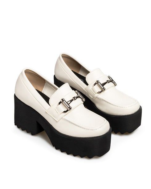 Mocasín Latte Plataforma 7703
